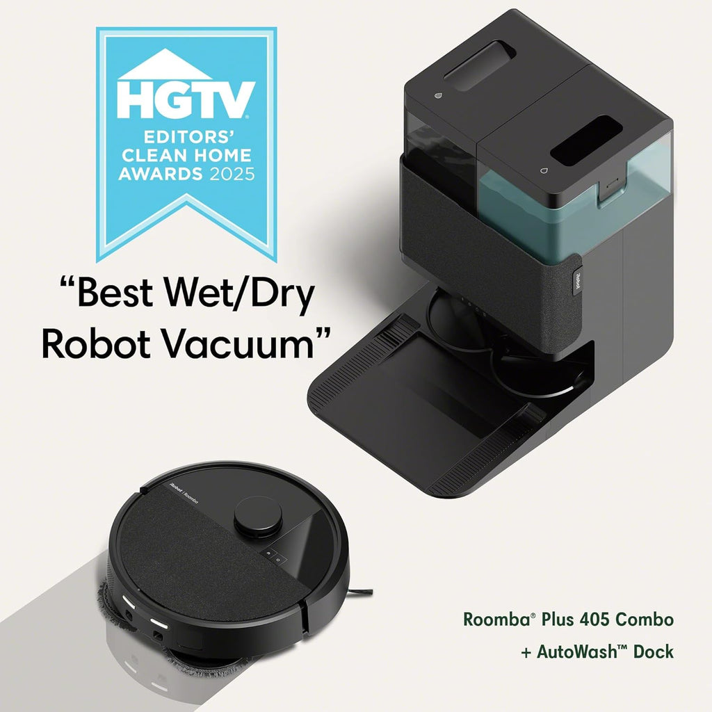 2in1 Vacuum & Mop Robot with AutoWash Dock