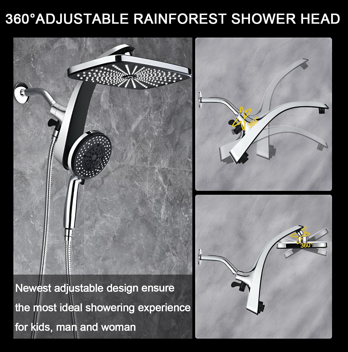 High Pressure Rain Shower Head：Upgrade Shower Heads