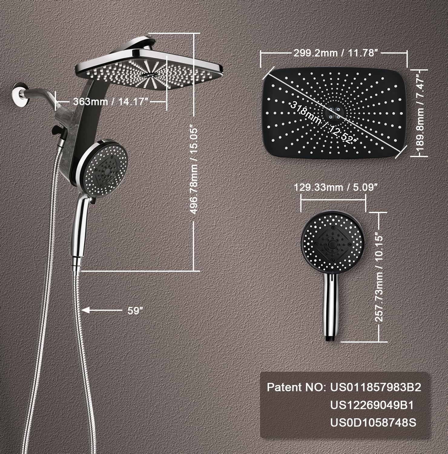 High Pressure Rain Shower Head：Upgrade Shower Heads