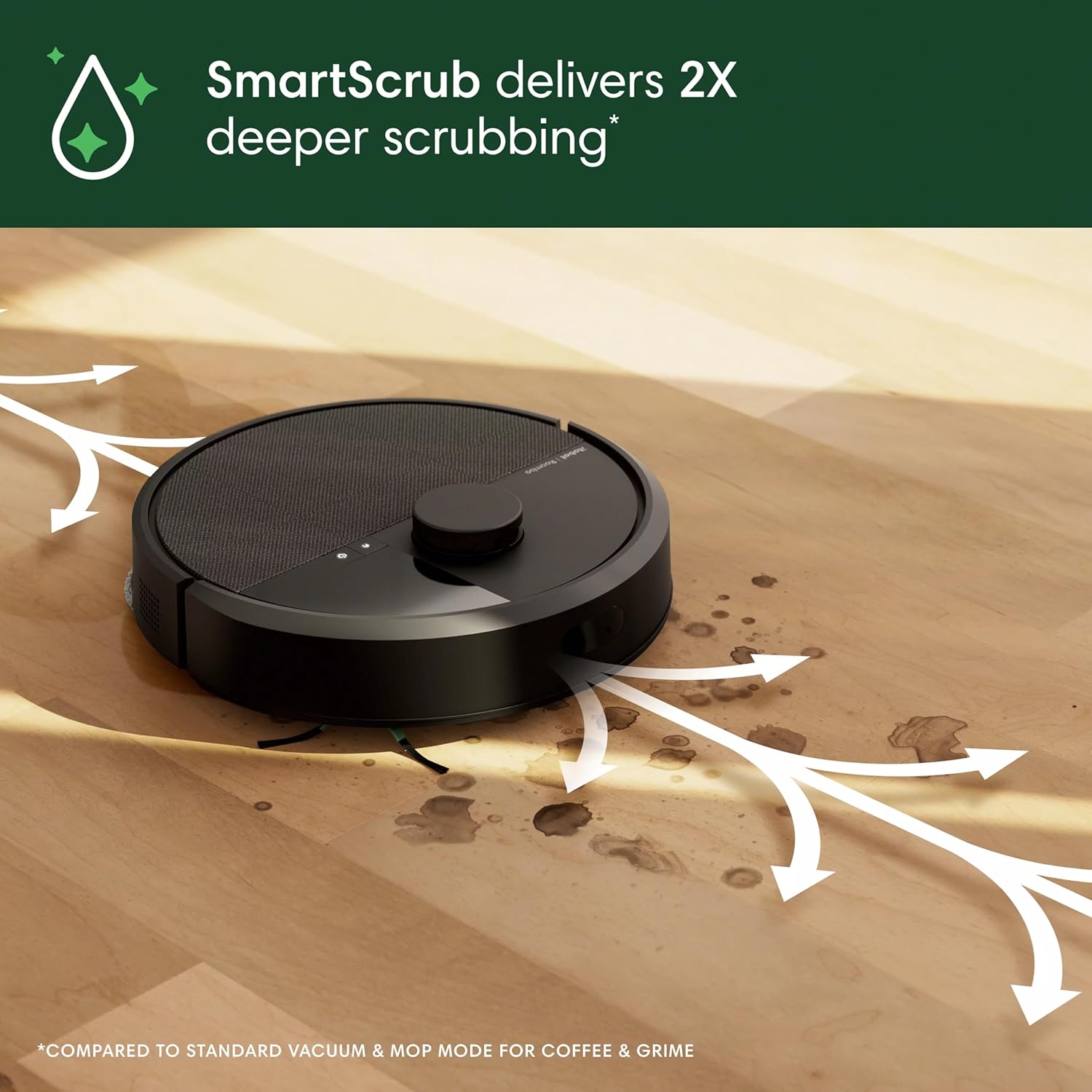 2in1 Vacuum & Mop Robot with AutoWash Dock