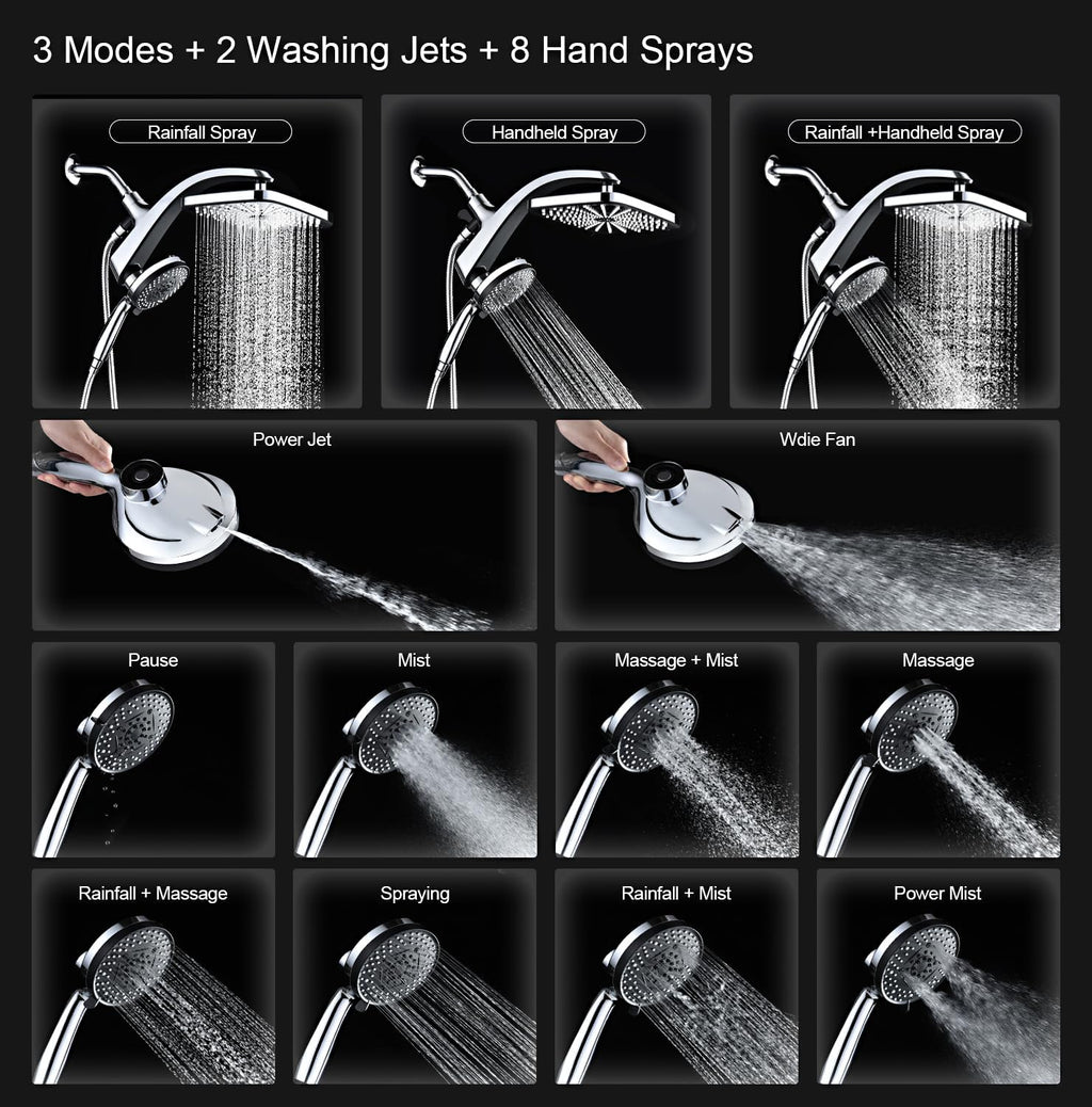 High Pressure Rain Shower Head：Upgrade Shower Heads